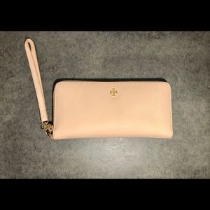 Tory Burch York Passport Wallet w/ Wrist Strap